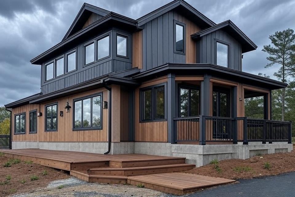 Construction site showcasing advanced building techniques for a Tough Built Home in Atlanta, Georgia